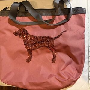 PINK Victoria's Secret Pink and Black Tote